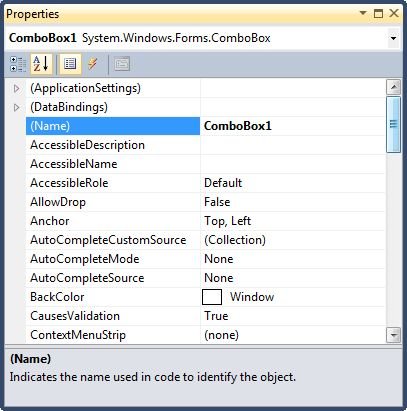 ComboBox Control In VB NET
