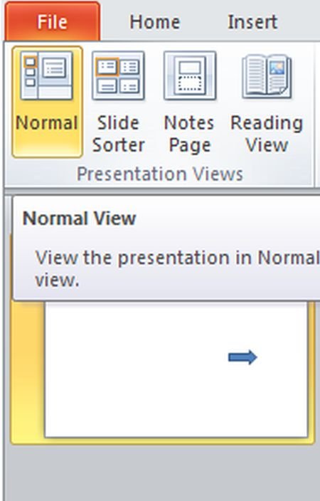 views of powerpoint presentation