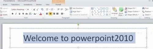 select-text-in-placeholder-in-powerpoint2010.jpg
